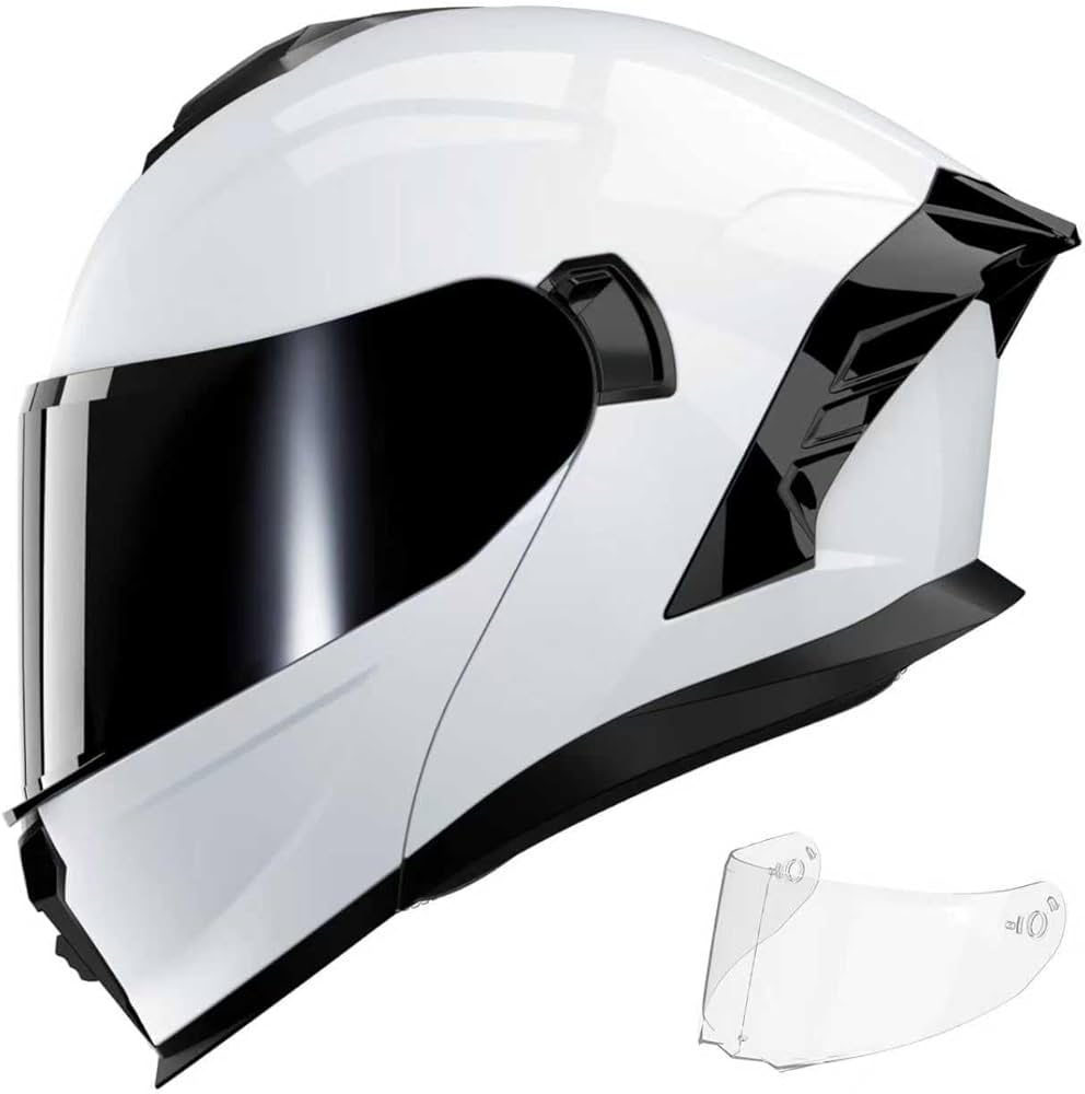 Fullammo Amazon.com: Motorcycle Helmet,Motorcycle Dual Visor Flip up